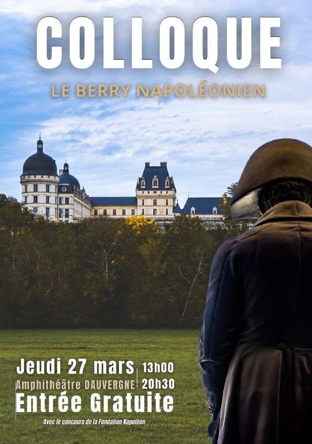 Affiche colloque Le Berry napoléonien 27 mars 2025