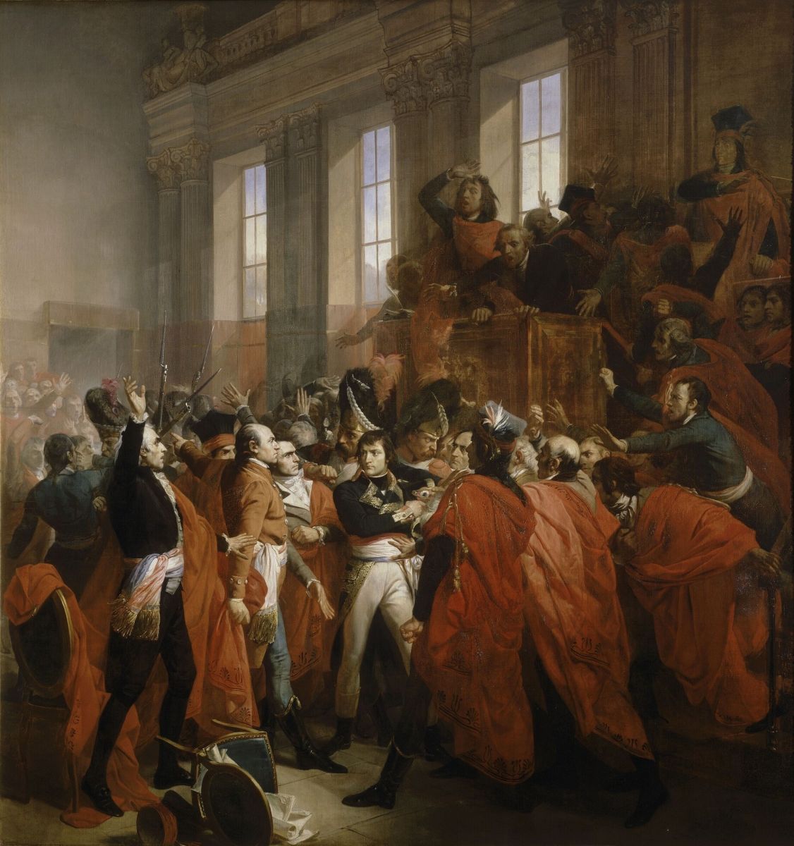 Bonaparte au conseil des 500 par Bouchot